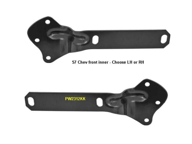 57 Chev Bumper Bracket Front INNER (CHOOSE)
