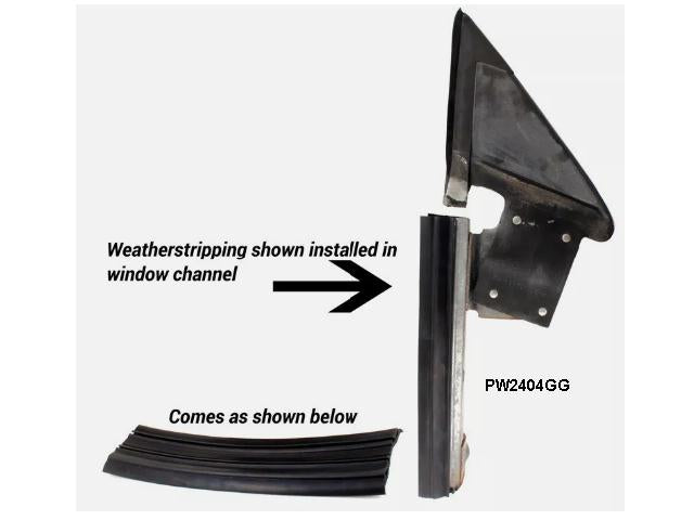 84-92 Camaro Firebird TA Door FRT Glass CHANNEL SEAL (pr)