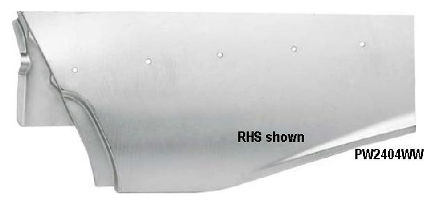 57 Chevrolet Rear 1/4 Panel LOWER Section (ea)