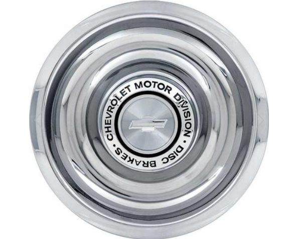 67 Chev Rally Wheel Center CAP SET: "Disc Brakes" (4)
