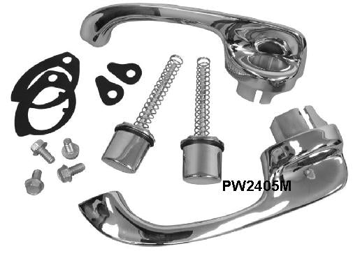 Door Handle Kit: 63-64 Chev Impala/Pont Full Size 2 door