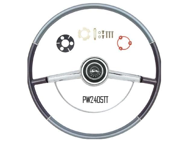 Steering Wheel: 64 Chev Impala KIT - Two Tone BLUE