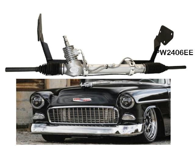 Rack & Pinion: 55-56 Chev Bel Air  - Power - RHD