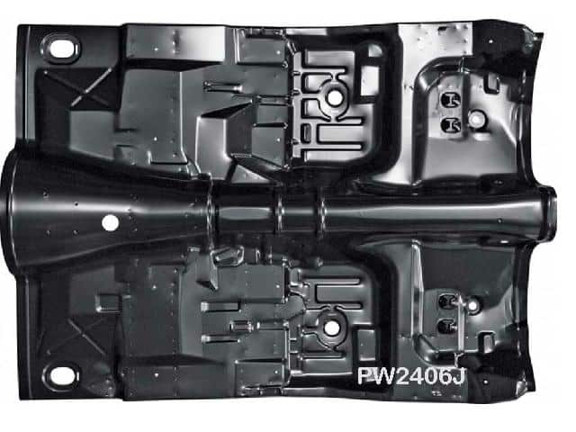 Floor Pan assembly: 75-81 F Auto Floor Shift