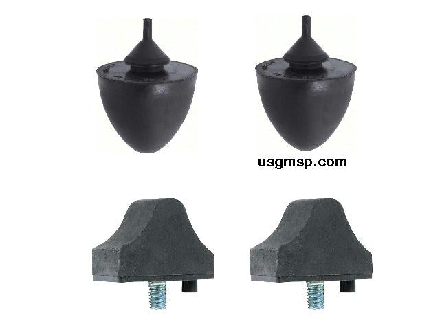 Control Arm Bump Stop Kit: 68-69 Camaro Firebird & Nova (4)