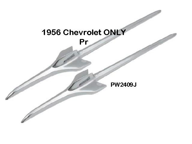 Hood to Cowl seal: 55-56 & 59-60 Chev Pont Olds Full Size