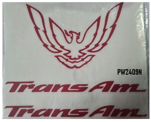 93-02 Trans Am Tail Lamp Decal Kit - RED