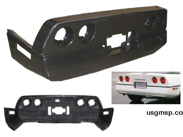 Bumper Skin: 84-90 Corvette REAR