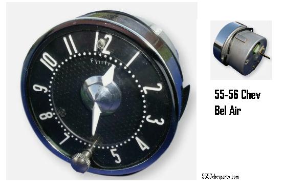 Clock Dash: 55-56 Chev electric NEW