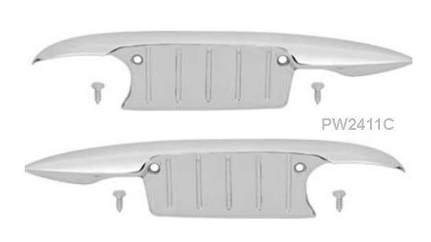 Door handle guard set: 57 Chev - 1 pr