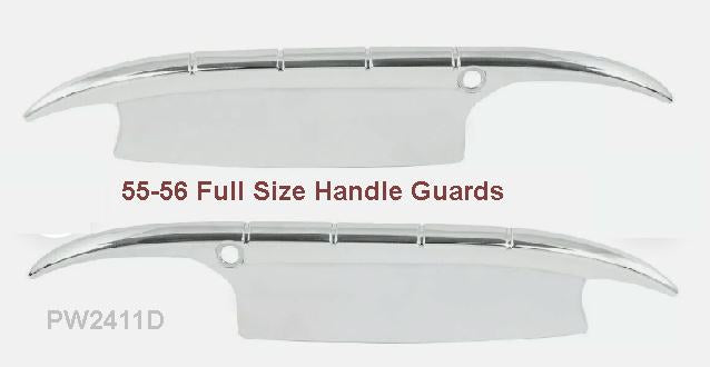 Door handle guard set: 55-56 Chev - 1 pr