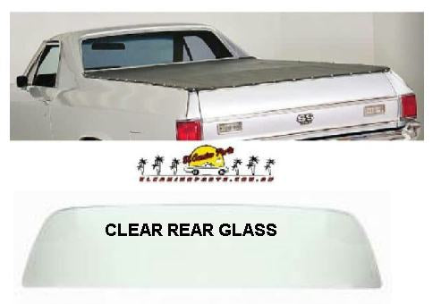 Glass Rear El Camino 68-72: new CLEAR