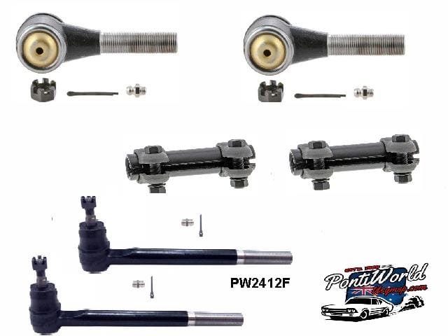 Tie Rod End & Sleeve Kit: 63-64 Chev &  Laurentian/ Paris Full Size & Chevy II Nova  63-67
