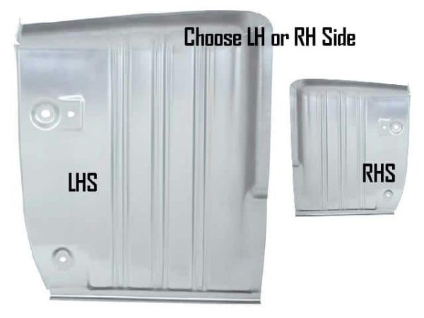 Floor Pan: 55-57 full size - Choose side - FRONT