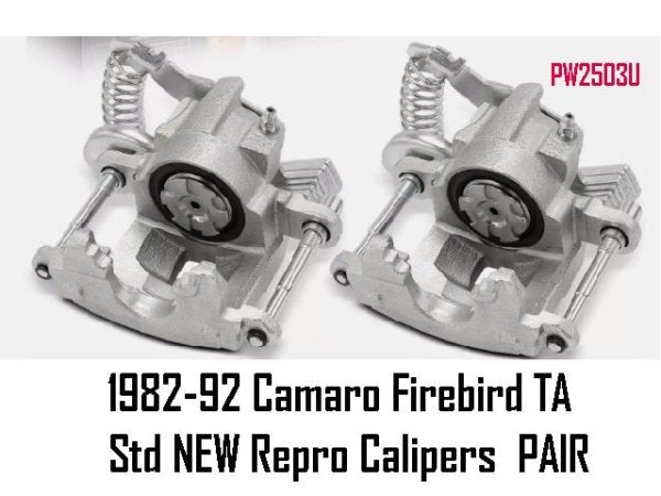 Caliper: Rear 82-92 Camaro Firebird TA Standard - PAIR - REPRO's