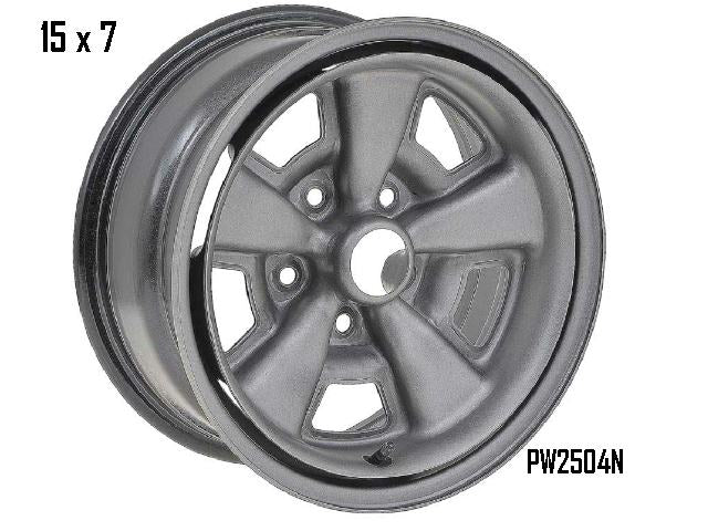 Wheel Rim: 70-81 Camaro, El Camino, Chevelle 15x7 5 spoke OE