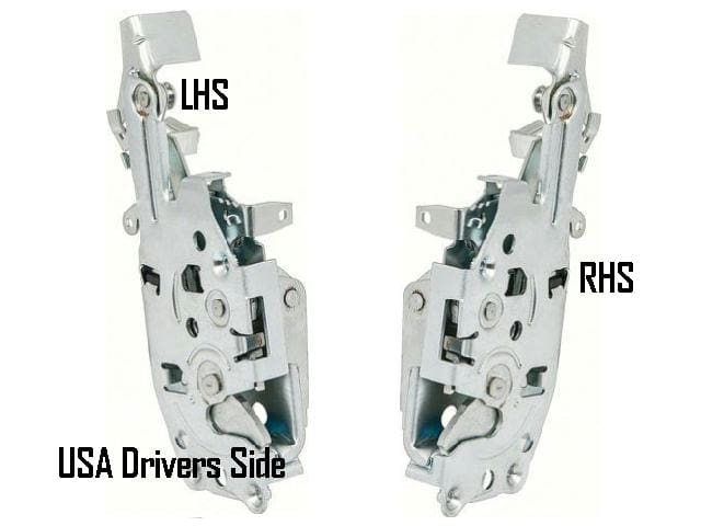 Door Striker Plate: 65-66  Full Size 2 door models only (Pair)