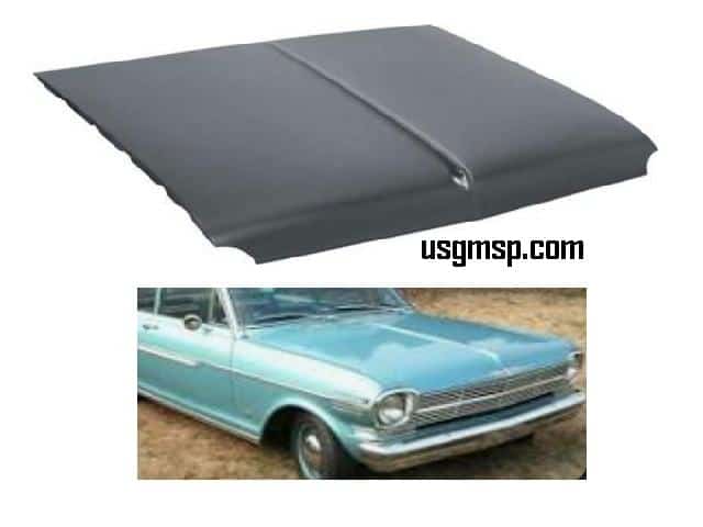 Hood: 62-65 Nova / Chevy II  Standard -  Steel