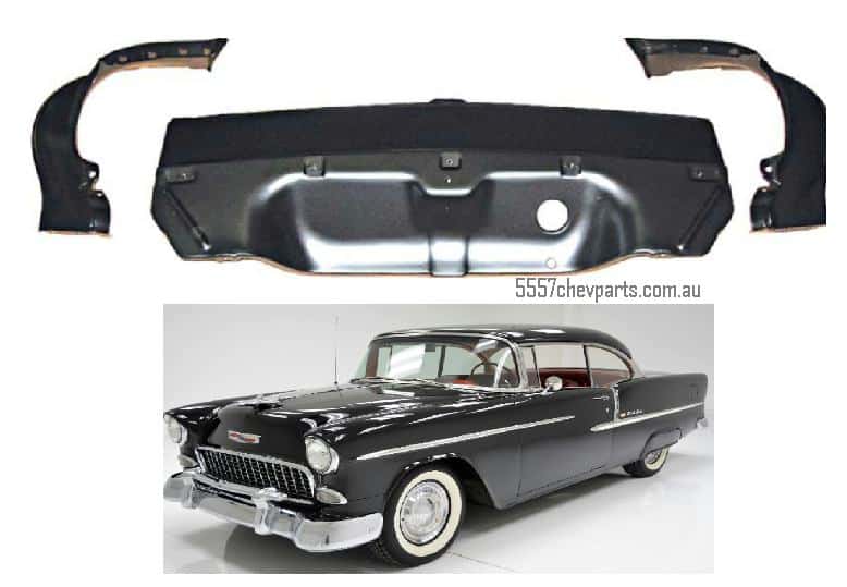 55 Chevrolet Front End Filler 3 Pce Set