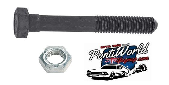 Control Arm BOLT & NUT: - FRONT END -  64-74 GM  (2 pce kit)