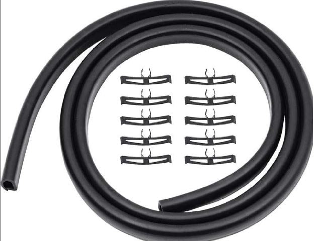 Hood to Cowl seal: 55-56 & 59-60 Chev Pont Olds Full Size - with clips