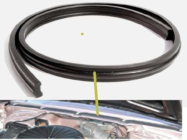 Hood to Cowl seal: 57 Chev Pont Olds Full Size
