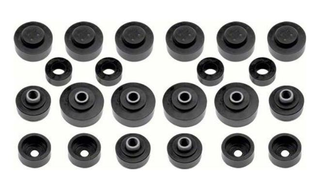 Body Mount Kit: 1967-68 Impala - Parisienne Convertible - Rubber