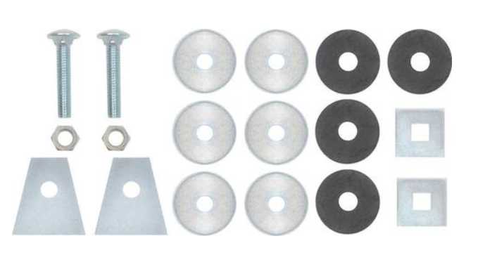 RADIATOR SUPPORT MOUNT SET:  1958-1960 Bel Air Impala/ Laurentian  Parisienne + GMC