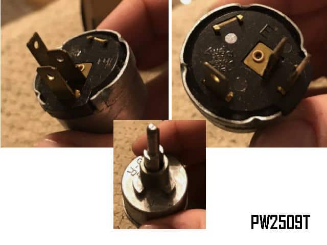 Wiper Switch: 1968 Pontiac GTO wiper switch with depress washer pump button