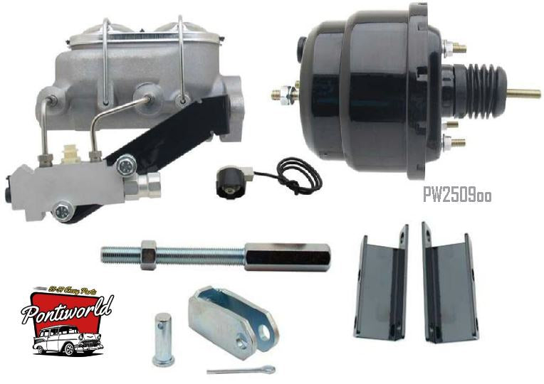 1955 - 1957 Chevrolet Passenger Car Disc Brake Conversion Power Booster & PV Kit