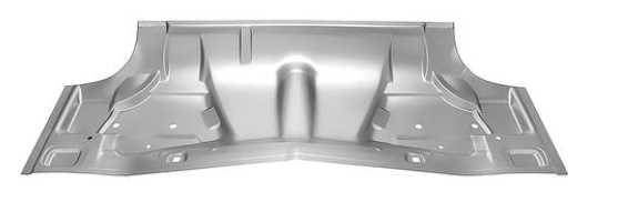 59-60 Full Size Chev Pontiac: Panel Under Rear seat pressed section full width (ea)