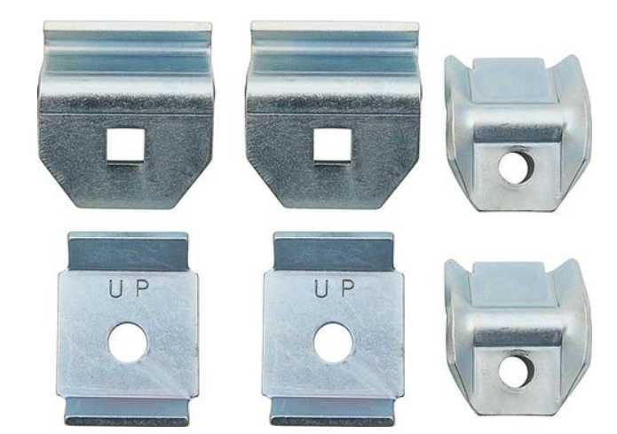 Bumper overrider bracket set: 57 Chev - does front and rear