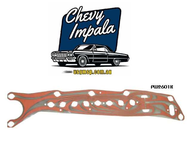 Printed Circuit Dash: 1966 Chev Belair, Impala w/o gauges (LHD)