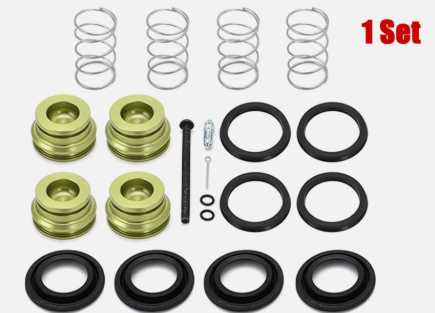Caliper Kit Pontiac 67 68 Front 4 Piston + Buick 2 1/16"