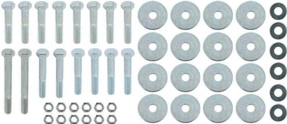 Body mount bolt Kit: 55-57 Chev  2 &  4 door hardtop