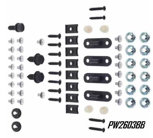 67 Chev Impala Grill Fastener Kit - 107 pce
