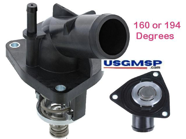 Thermostat & Housing: 2014-19 Corvette & 2016-23 Camaro V8 - choose Temp.