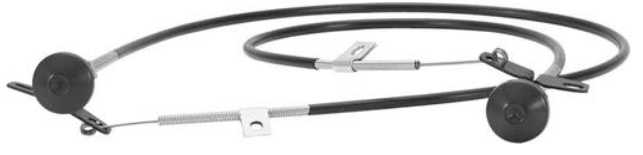 Cable Heater Defog set - 56 Chevy under dash  PAIR per factory