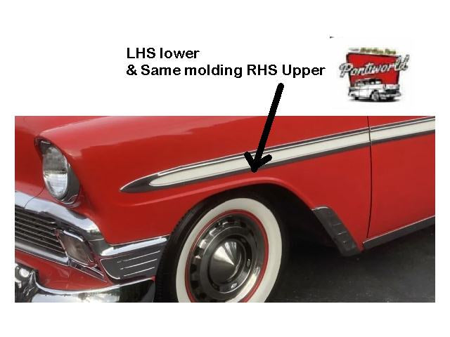 Mold Fender 1956 Chev  LH Lower & RH upper (same) x 1