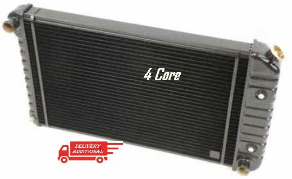 Radiator Firebird TA: 1972-73 - 4 core cooper.. correct reproduction - USA Made