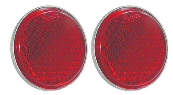 1956 Chev REAR REFLECTOR set  (PR)
