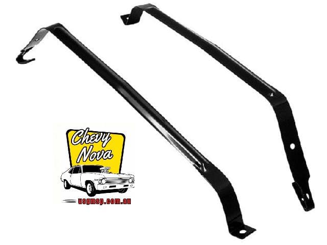 Fuel Tank Strap Set: 1968 - 72 Nova