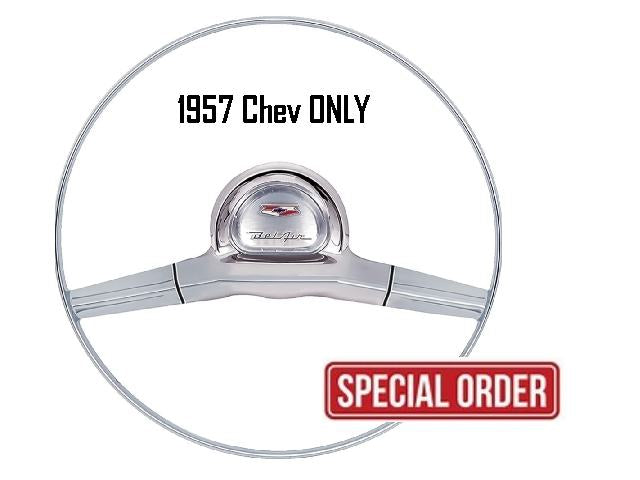 Horn Ring: 1957 Chev Belair - Horn Ring assembly