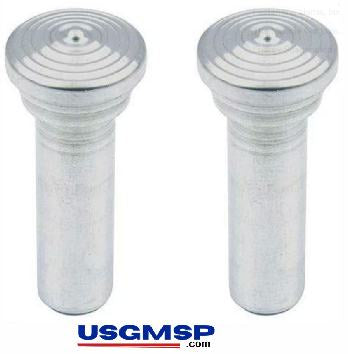 Door Lock Knobs: 1936-60 Chrome  (pr) - METAL