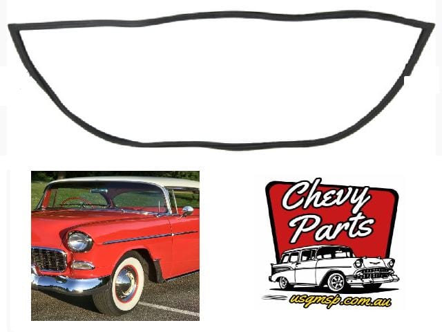 Rear Window Seal: 1955 Chev Bel Air & 210 REAR - All 2 & 4 door Sedans (not 150's)