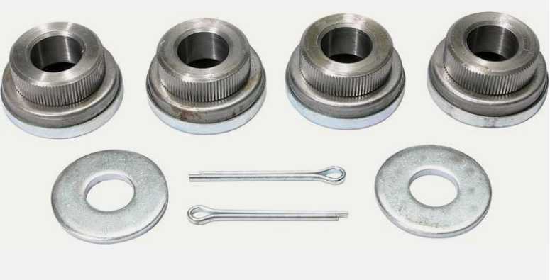 Idler Arm Bearing conversion Set: 55-57 Chev passenger cars All