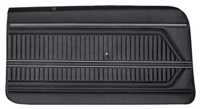 Door Trims: Firebird 1969 Standard Assembled Pr Set - choose Colour - Add 1/4 Trims