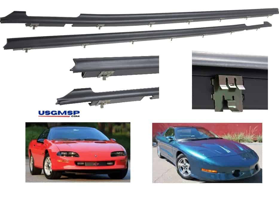 WIndow Felt 1993 - 2002 OUTER Set -  Camaro / Firebird T/A (Re)