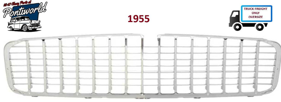 Grill: 1955 Chev Bel Air - Stainless steel.
