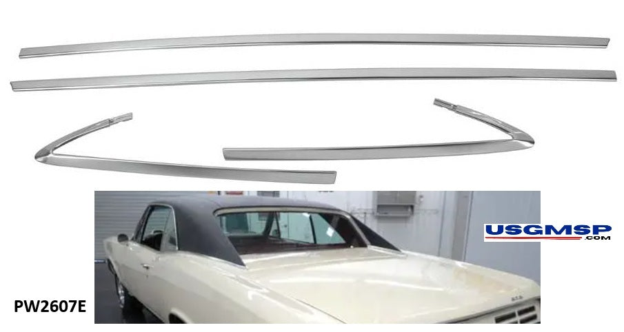 Vinyl Roof Molding Set:  1966-67 Skylark/Cutlass/GTO/Le Mans